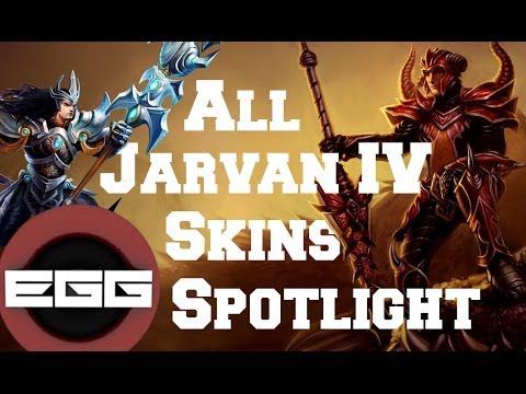 All Jarvan IV Skins Spotlight - League of Legends Skin Review [HD]