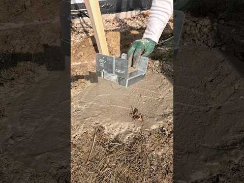 Simpson 6x6 Post Base #contractor #diy #construction #carpentry #deck #homeimprovement #fyp #tools