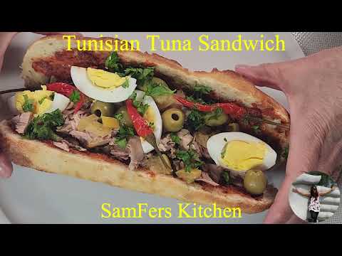Tunisian Tuna Sandwich-The Best Sandwich you ever had!
