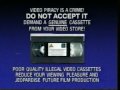 Original VHS Opening Once Upon A Forest UK Retail Tape