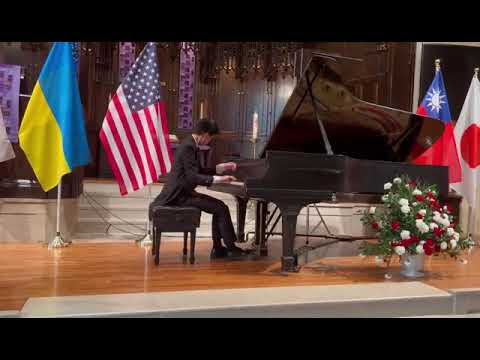 Ian at the Winner Recital at International Chopin Competition in Hartford, CT