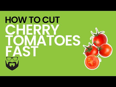 How to Cut Cherry Tomatoes Fast