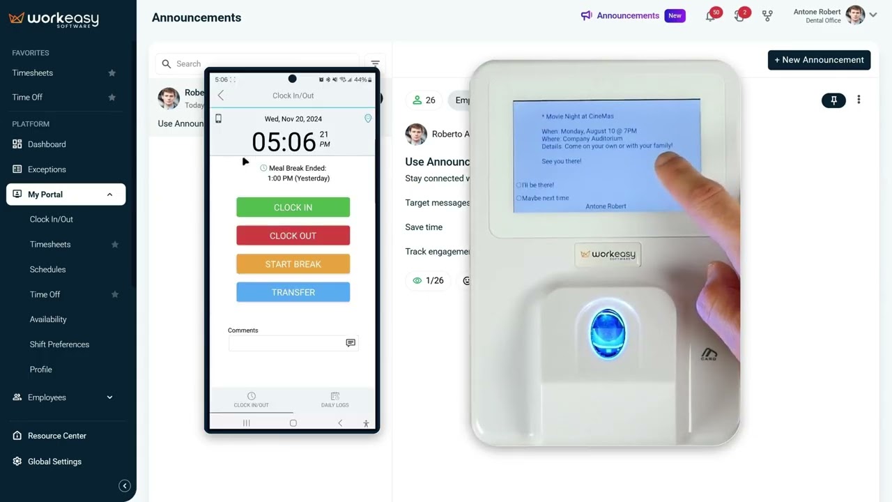 Your Time Tracking Fix — Time & Attendance Demo
