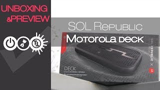 Video thumbnail for SOL Republic Motorola Deck Bluetooth Wireless Speaker Unboxing & Preview by Matt's Paddock