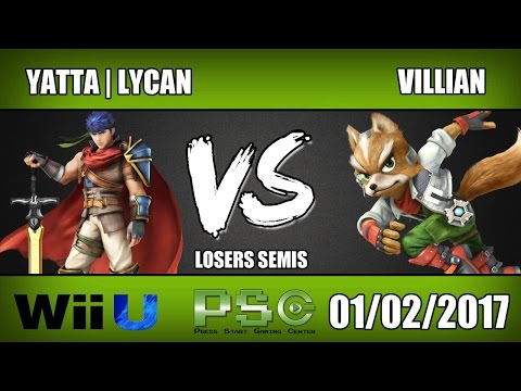 Yatta | Lycan (Ike/Mewtwo) vs. VIllian (Fox) - Wii U Losers Semis - S4M