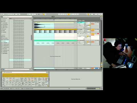 Ableton Live 9 Beginner Tutorial 04 - First Beat & Bass With Drum Rack, Sampler, MIDI & Effects