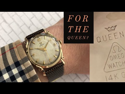 THIS 1953 OMEGA WATCH MADE FOR THE QUEEN?!!  NEVER BEEN SEEN BEFORE!