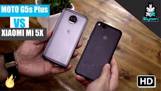 Motorola Moto G5s Plus vs Xiaomi Mi 5X Comparison : Build, Usage and Camera