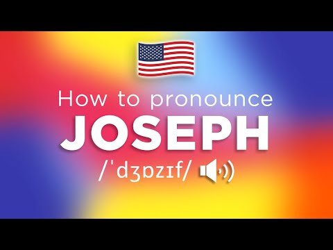 How To Pronounce Joseph (100% NATIVE!!)