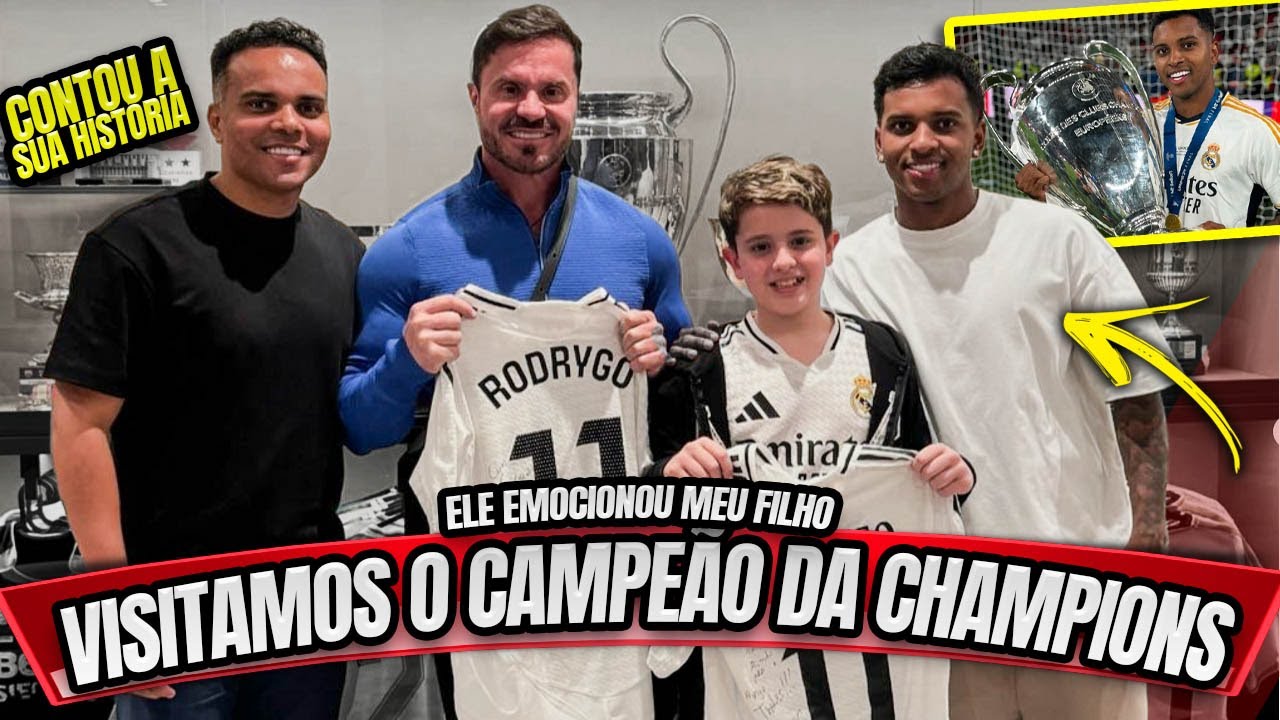 VISITAMOS O CAMPEÃO DA CHAMPIONS E ELE ACOMPANHA O RAMON E O ESPORTE - RODRYGO GOES DO REAL MADRID