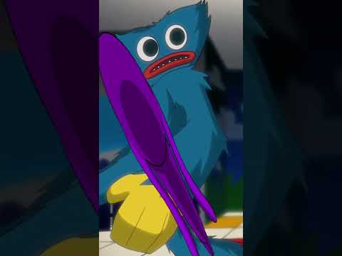 Rainbow Friends vs Poppy Playtime - Part 2 - Green and Purple vs Huggy Wuggy