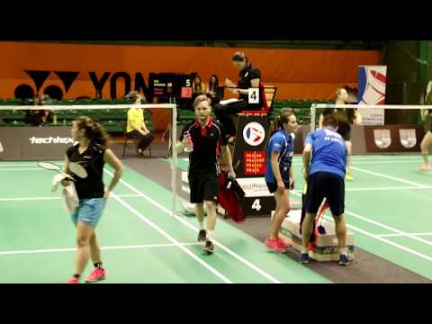 MČR 2018 Praha - Ondřej Helar Veronika Srncová - Petr Jelínek Dominika Kurzová - 3. set