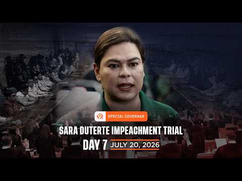SPECIAL COVERAGE: Impeachment trial of Sara Duterte