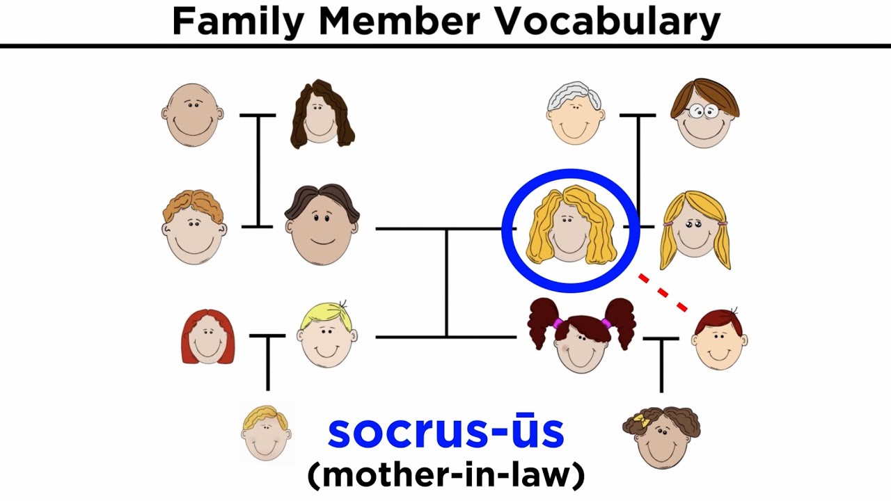 Latin Vocabulary: Familia (Family Members)