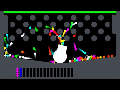 Part #2 Decisive first - Team Marbles Race in Algodoo