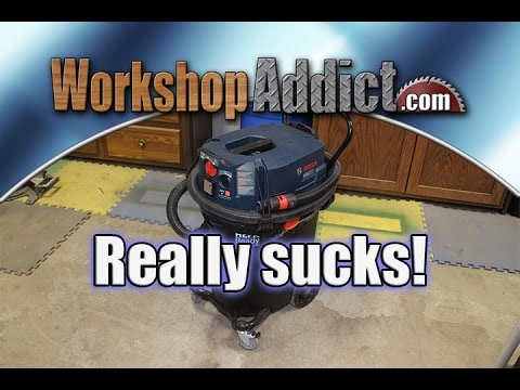 Bosch 14-gallon Dust Extractor with Automatic Filter Clean Review- VAC140A