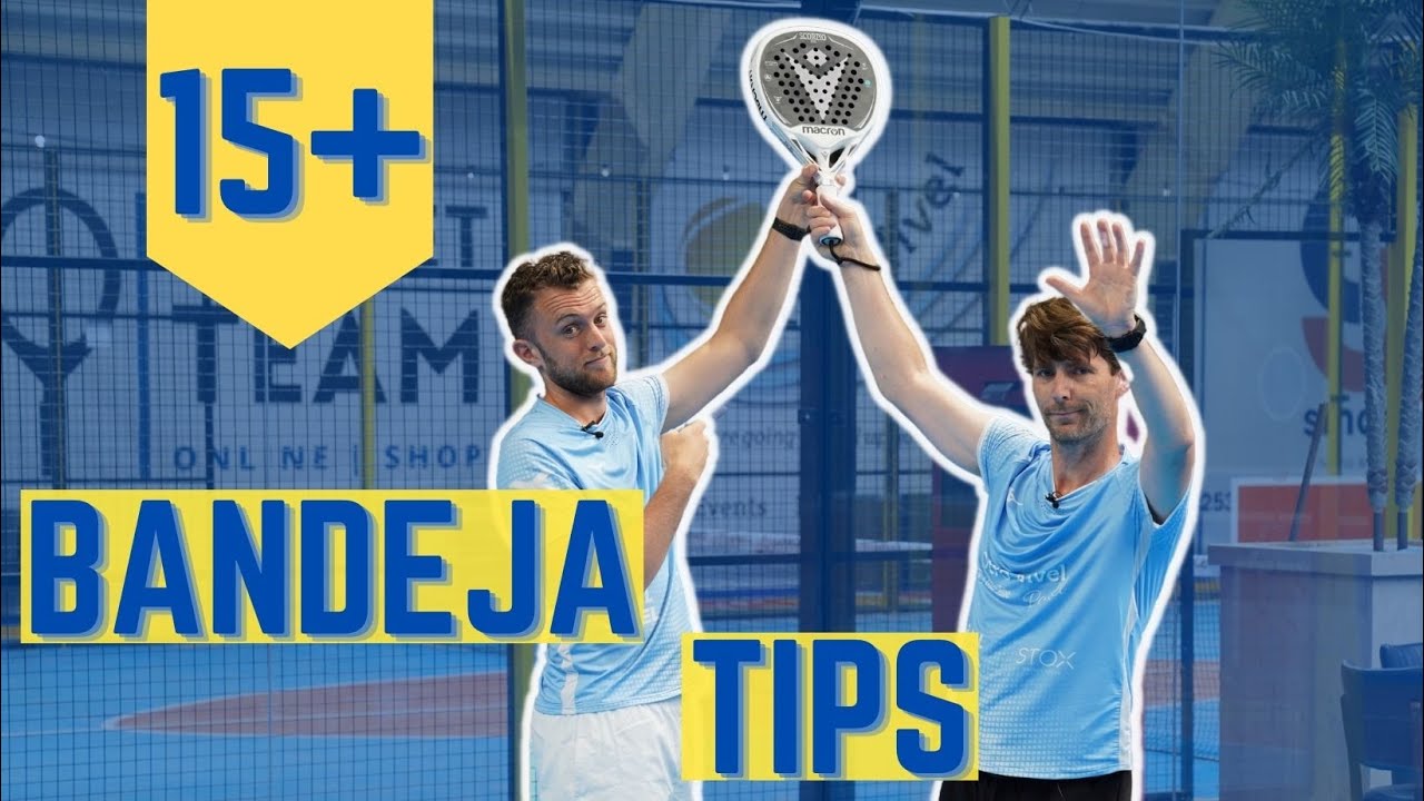 Bandeja technique: high preparation and body rotation