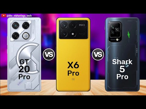 Top 3 Gaming Phones 2024:⚡ Infinix GT 20 Pro vs Poco X6 Pro vs Black Shark 5 Pro 🔥 Which One to Buy?