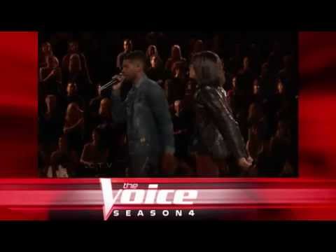 Michelle Chamuel with Usher: "One" - The Voice S04 Finals