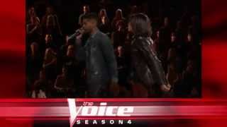 Michelle Chamuel with Usher: "One" - The Voice S04 Finals