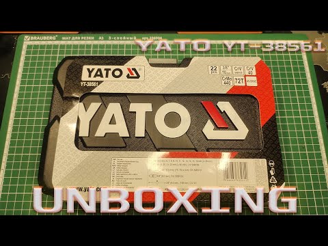 Набор торцевых головок YATO 3/8", 22 шт, размеры 6-22 мм (YT-38561)