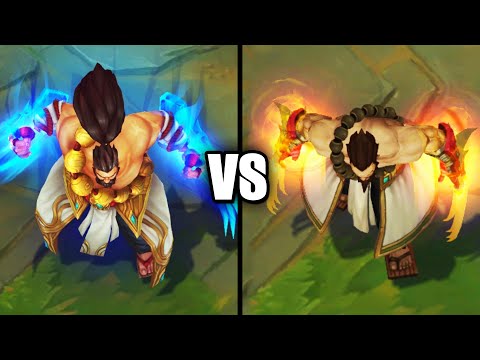 Spirit Guard Udyr NEW VS OLD Skin Comparison Rework 2022 (League of Legends)