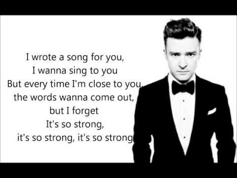 Tunnel vision - Justin Timberlake (Correct lyrics) (The 20/20 Experience) NEW 2013