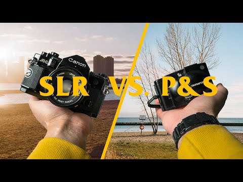 Film SLR vs. Point and Shoot | Canon A1 vs. Olympus XA2