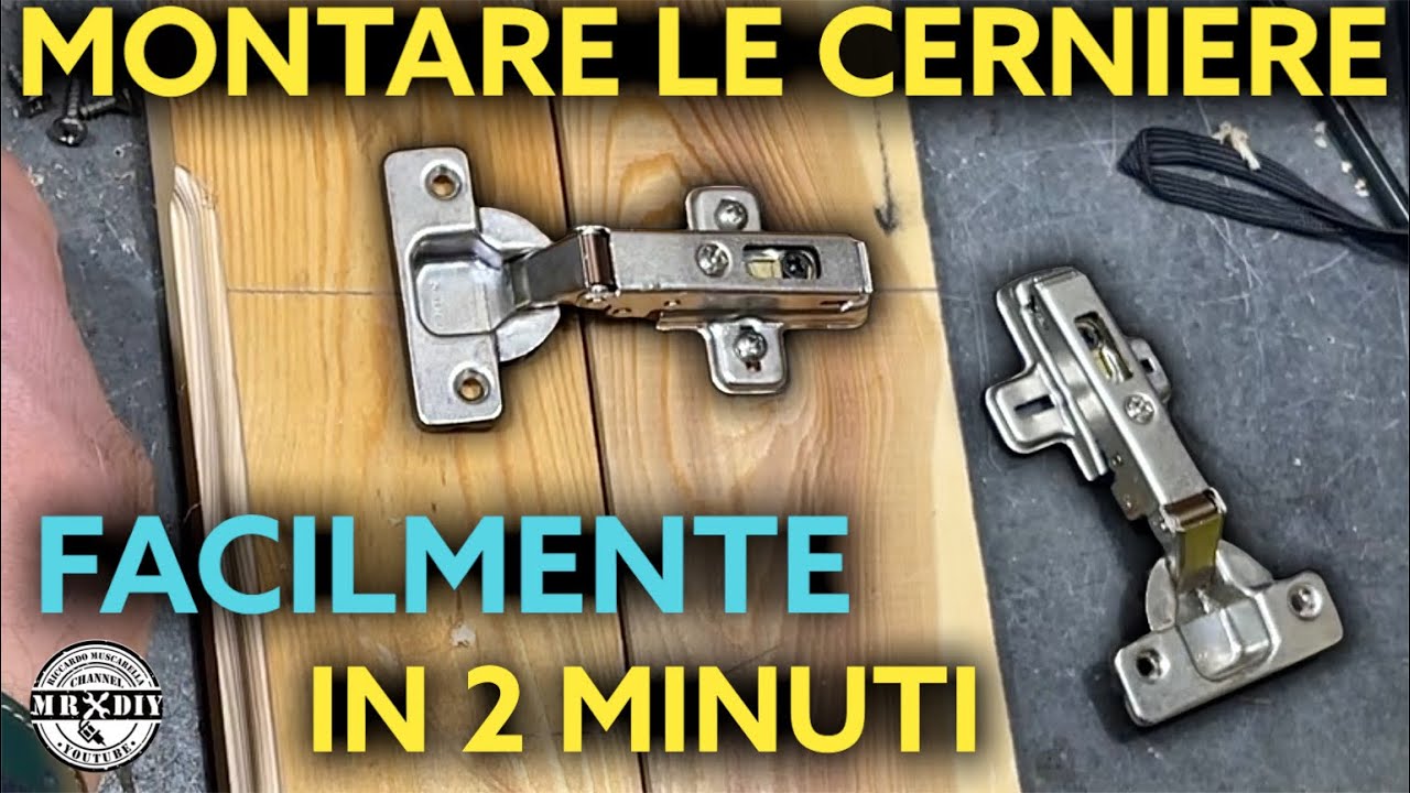 Fai da te. Come montare le cerniere a scodellino cerniere a tazza per ante. Dima per cerniere mobili