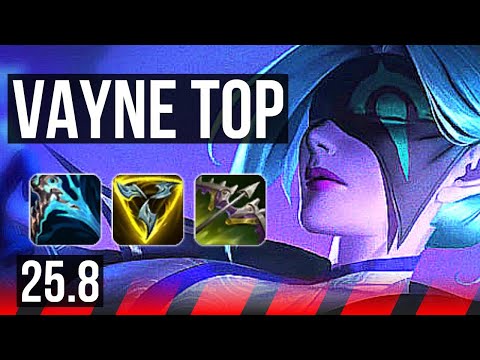 VAYNE vs SETT (TOP) | 8 solo kills, 600+ games, Dominating | EUW Master | 25.8