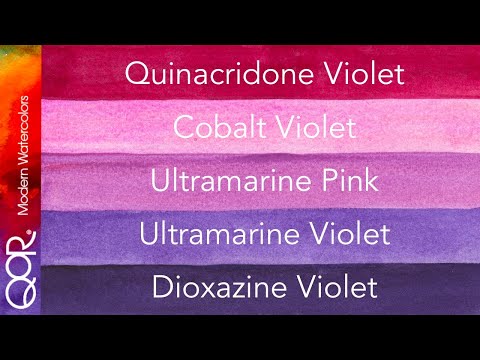 Violets of QoR - Swatching the FULL range of QoR Ep.6
