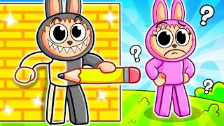 Become What You Draw HIDE and SEEK In Roblox... (LABUBU)