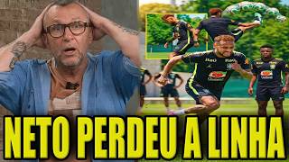 O NEYMAR CHOCOU! NETO PERDEU A LINHA COM A VOLTA AOS TREINOS NO BRASIL