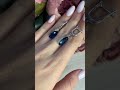 Серебряные серьги с топазом Лондон Блю 8.373ct