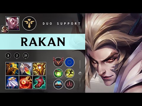 Rakan Support vs Alistar - EUW Grandmaster Patch 25.24