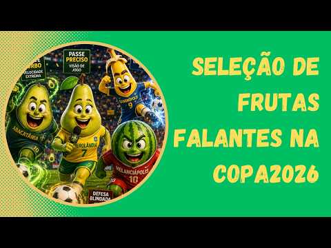 Seleção de frutas falantes na copa2026