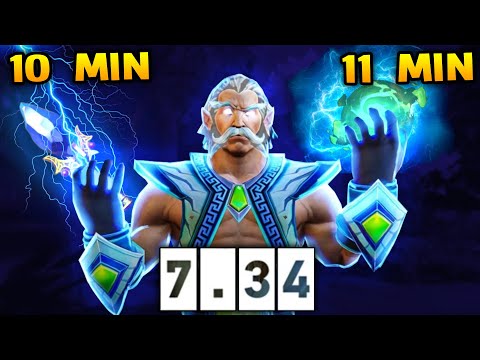 10 Min Refresher + Scepter 50 Kills 7.34 Zeus is OP By Goodwin | Dota 2 Gameplay