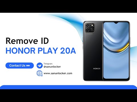 Honor Play 20a [ KOZ-AL00CM ] Remove ID With UnlockTool by @sanunlocker
