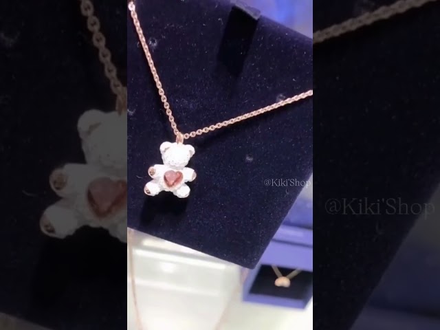 Vídeo relacionado con Swarovski Colgante Teddy, Oso, Rosa, Baño tono oro rosa
