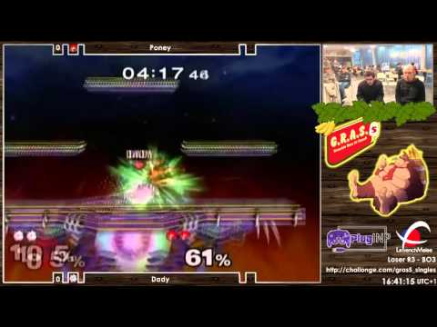 G.R.A.S. #5 - Loser R3 - Poney (Samus) vs. Dady (Rondoudou)