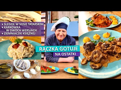 Rączka gotuje: śledzie w sosie tatarskim i karkówka w dwóch wersjach