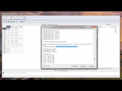 Mastering Turing Machine: Sample of Straight and Reverse Text Copying