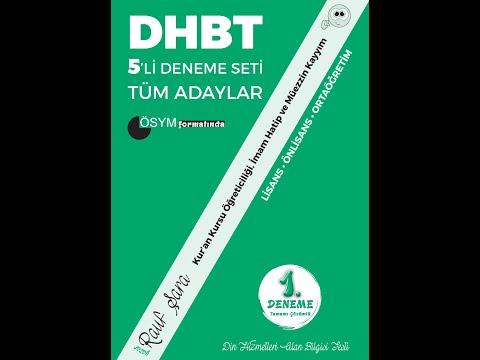 2024 DHBT 1. DENEME ÇÖZÜMÜ