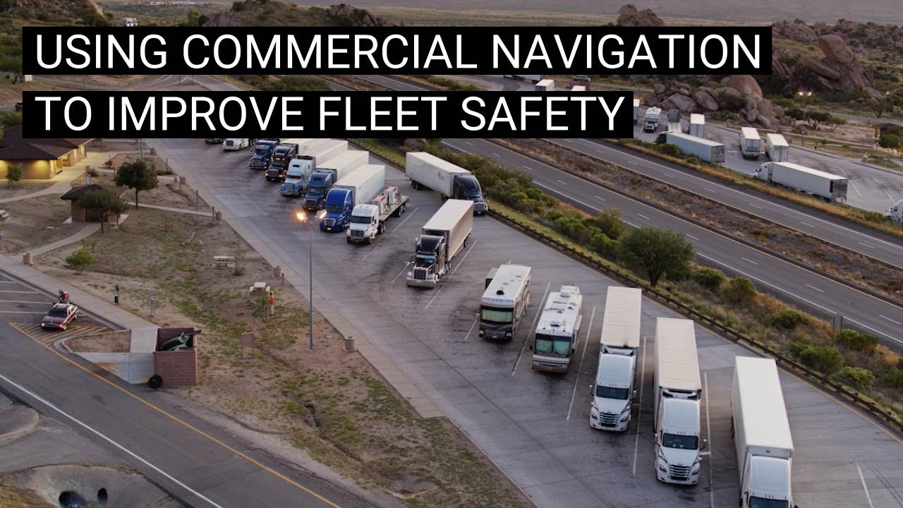 Using commercial navigation to improve fleet safety