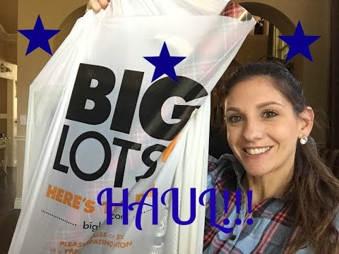Big Lots Haul!! October 2015 Video