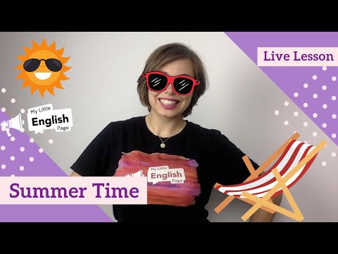SUMMER TIME Expressions and Vocabulary | ESL Vocabulary