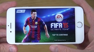 FIFA 15 iPhone 6 4K Gameplay Review