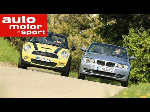 Comparison test BMW 1 Series Convertible and Mini Cooper