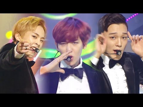 “UNIT”EXO-CBX  - 嘿妈妈！ @ Popular Inkigayo 20161106