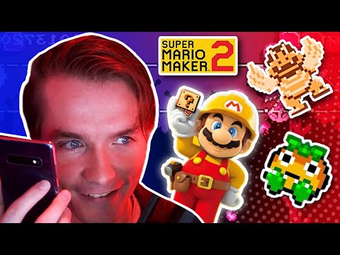 Groveling at Ross's FEET | Mario Maker 2 [9]